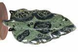 Polished Kambaba Jasper Leaf with Stand - Madagascar #355262-2